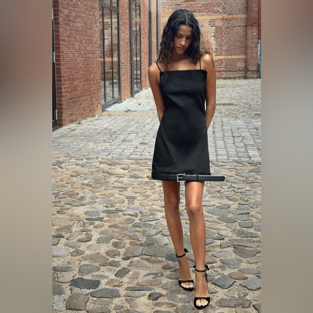 ZARA BELTED MINI DRESS